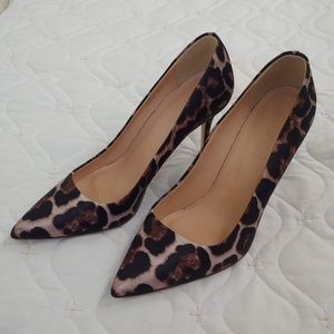 J. Crew Elsie Pump Leopard Print Size 7.5